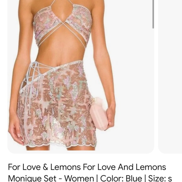 For Love and Lemons two piece Monique set. - Picture 6 of 8
